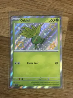 Oddish 092/091 - Baby Shiny - Paldean Fates - Pokemon TCG - English - Image 1