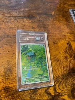 2023 Bulbasaur 166/165 Pokemon 151 English TAG 9 MINT Illustration Rare - Image 2