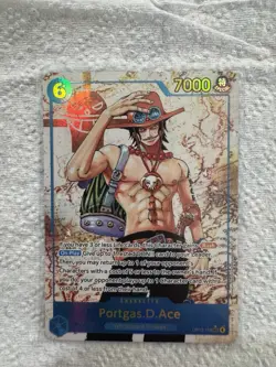 One Piece TCG Portgas D. Ace OP13‑119 Alt Art SEC Carrying on His Will - Image 1