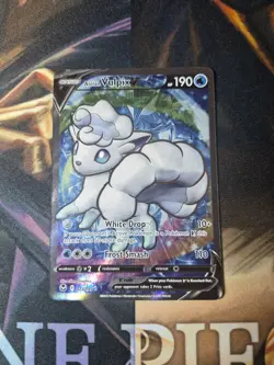 Alolan Vulpix V 173/195 (Full Art) Silver Tempest Ultra Rare NM Pokemon TCG - Image 1