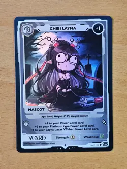 Chibi Layna Holo Layna Lazar Mascot Card 1st Edition Rising Stars VCard 164/190 - Image 2
