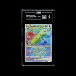 Pokemon Card Aerodactyl VSTAR Lost Origin Secret Rare Holo 199/196 TAG 9 2022 - Image 1