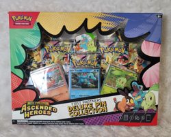 New Pokemon Ascended Heroes PIN Collection Box TCG Packs Cards Mega Evolution - Image 1