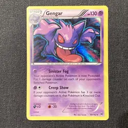 Pokemon Gengar Holo Rare TCG Card NM XY Breakthrough 60/162 HOLO BLEED ERROR - Image 1