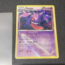 Pokemon Gengar Holo Rare TCG Card NM XY Breakthrough 60/162 HOLO BLEED ERROR - Image 2