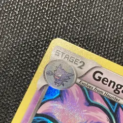 Pokemon Gengar Holo Rare TCG Card NM XY Breakthrough 60/162 HOLO BLEED ERROR - Image 4