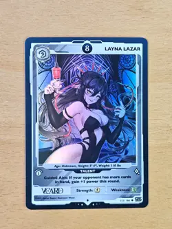 Layna Lazar 8 Holo First 1st Edition Rising Stars Card GamerSupps VCard 112/190 - Image 2
