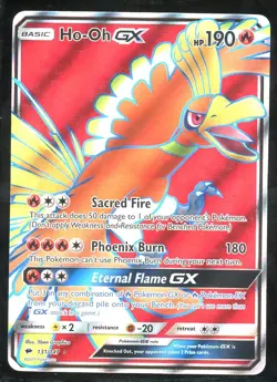 Pokemon TCG Ho-Oh GX 131/147 Burning Shadows Ultra Rare Card NM Condition - Image 1