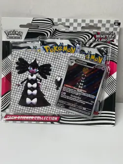 Pokemon Scarlet and Violet White Flare Tech Sticker Collection - Image 1