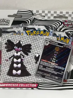 Pokemon Scarlet and Violet White Flare Tech Sticker Collection - Image 2