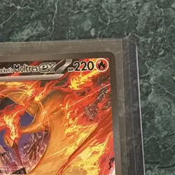 Pokemon TCG Team Rockets Moltres EX Holo Card 229/182 Sir Destined Rivals - Image 2