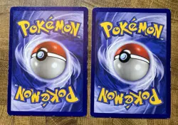 1st Edition Pokemon WOTC Base Set 1999 Energy 2 Cards Water Fighting - Image 2