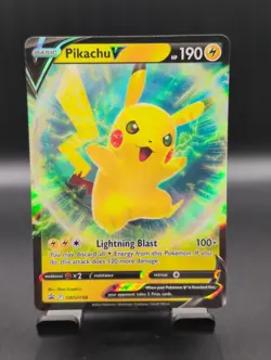 Pikachu V SWSH198 SWSH: Sword & Shield Promo Cards Holo Pokemon TCG Near Mint. - Image 2