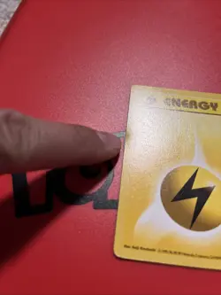 Pokemon Card - Lightning Energy Base Set Shadowless 100/102 1st Edition Common - Image 4