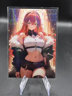 Eris Boreas Greyrat Mushoku Tensei Holographic Anime Collectible Trading Card - Image 2