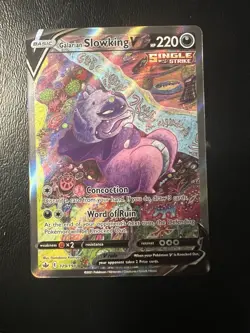 Galarian Slowking V 179/198 Chilling Reign Alt Art Ultra Rare Pokemon Card - NM - Image 1