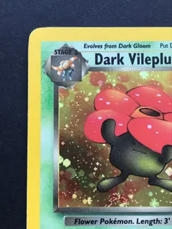 Dark Vileplume Holo 13/82 SWIRL Vintage Team Rocket Rare Pokemon Card WOTC - Image 5