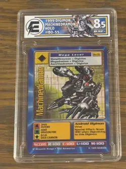 1999 Digimon Machinedramon Bo-55 Holo Foil Digi-Battle Card Bandai TCG - Image 1