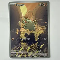 Pokemon TCG Phanpy 205/191 Sv08: Surging Sparks Holo English Illustration Rare - Image 1