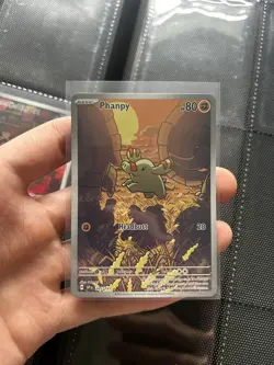 Phanpy Illustration Rare Pokemon TCG Card Near Mint Surging Sparks 205/191 - Image 1