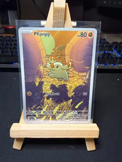 Pokemon TCG Phanpy 205/191 - Illustration Rare - Surging Sparks SV08 - NM - Image 1