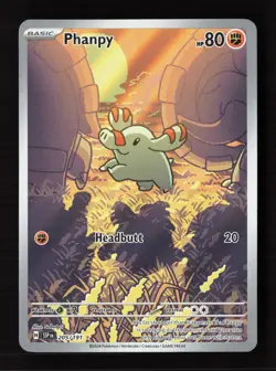 Phanpy 205/191 Illustration Rare Surging Sparks Pokemon Near Mint - Image 1