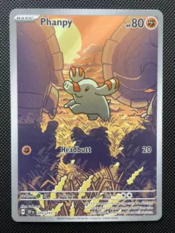 Phanpy 205/191 - Pokemon TCG Illustration Rare Card - Surging Sparks - Image 1