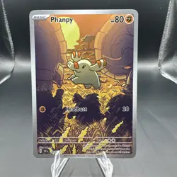 Phanpy 205/191 Pokemon TCG SV08: Surging Sparks Illustration Rare Near Mint - Image 1
