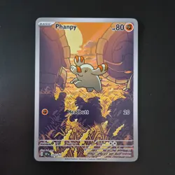 Pokemon TCG - Phanpy 205/191 - Surging Sparks - Illustration Rare - NM - Image 1