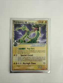 Pokemon Rayquaza ex Delta Species 97/101 Dragon Frontiers Holo - Image 1