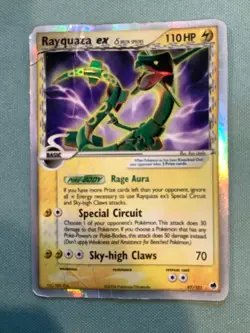 Pokemon TCG Rayquaza ex (Delta Species) EX Dragon Frontiers 97/101 Holo Holo... - Image 1