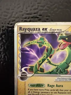 Rayquaza ex (Delta Species) 97/101 Dragon Frontiers Holo DMG Pokemon TCG - Image 3