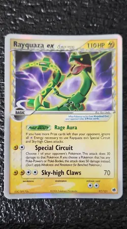 Rayquaza ex (Delta Species) 97/101 Dragon Frontiers Holo - Image 2