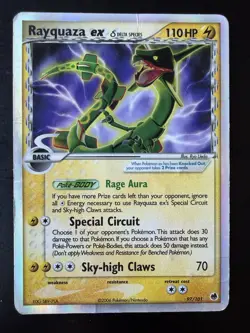 Rayquaza ex (Delta Species) 97/101 Dragon Frontiers Holo - Image 1