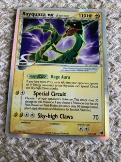 Rayquaza ex (Delta Species) 97/101 Dragon Frontiers Holo - Image 1