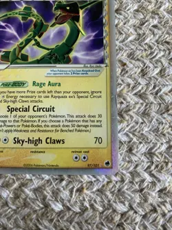 Rayquaza ex (Delta Species) 97/101 Dragon Frontiers Holo - Image 5