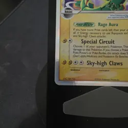 NEAR MINT Rayquaza ex (Delta Species) 97/101 Dragon Frontiers Holo - Image 2