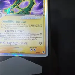 NEAR MINT Rayquaza ex (Delta Species) 97/101 Dragon Frontiers Holo - Image 3
