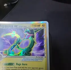 NEAR MINT Rayquaza ex (Delta Species) 97/101 Dragon Frontiers Holo - Image 4