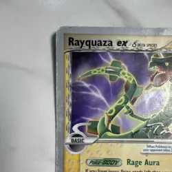 Pokemon Rayquaza ex Delta Species Dragon Frontiers Holo Rare 97/101 English - Image 3
