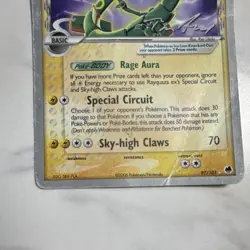 Pokemon Rayquaza ex Delta Species Dragon Frontiers Holo Rare 97/101 English - Image 4