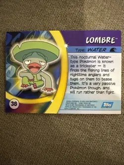 Lombre #38 - Foil - Pokemon Topps Advanced Challenge Series - Image 2