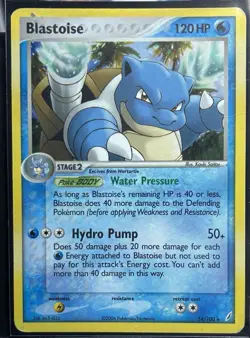 Pokemon TCG - Blastoise 14/100 Crystal Guardians Cosmos Holo - Rare 2006 - Image 3