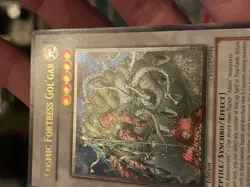 YUGIOH Ultimate Rare - Cosmic Fortress Gol'gar - CRMS-EN044 1st Edition NM - Image 2