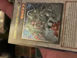 YUGIOH Ultimate Rare - Cosmic Fortress Gol'gar - CRMS-EN044 1st Edition NM - Image 3