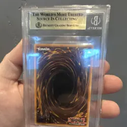 Konami YuGiOh Blue-Eyes Abyss Dragon Rarity Coll Secret Rare Beckett 9.5 - Image 2