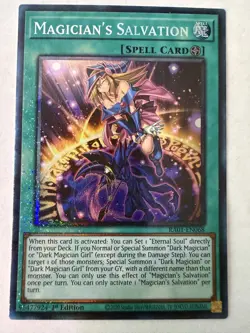 Yugioh - Magician's Salvation - Collector's - 1st - RA01-EN068 - NM - Image 1