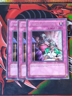 x3 Forced Ceasefire - FET-EN060 - Rare - 1st Edition Yugioh LP/MP - Image 1