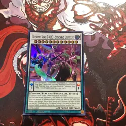 Yugioh! Supreme King Z-ARC - Synchro Universe - LEDE-EN100 - Super Rare NM - Image 1