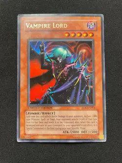 Yu-Gi-Oh! TCG Vampire Lord RDS HP Limited Ultra Rare - Image 1